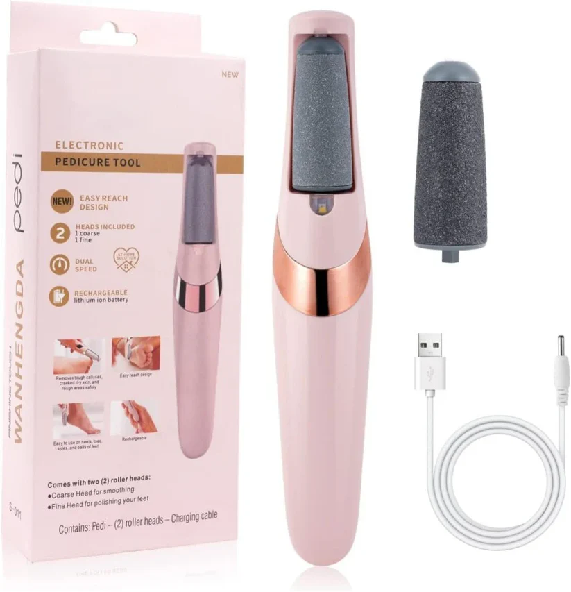 Flawless Finishing Touch Pedi Rechargeable Tool - Electric Foot Callus Remover